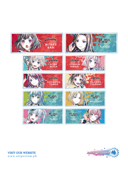 "BanG Dream! Girls Band Party!" Trading Ani-Art Vol. 5 Acrylic Name Plate Ver. B