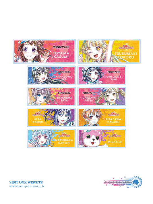 "BanG Dream! Girls Band Party!" Trading Ani-Art Vol. 5 Acrylic Name Plate Ver. A