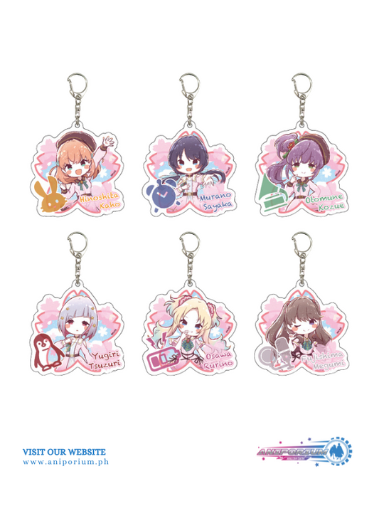 Acrylic Key Chain "Love Live! Hasu no Sora Jogakuin School Idol Club" 03 Graff Art Illustration