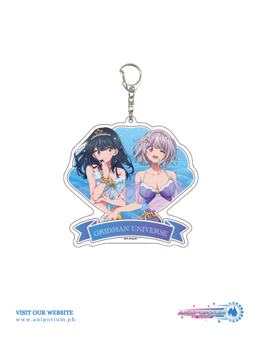 Deka Acrylic Key Chain "GRIDMAN UNIVERSE" Rikka & Shinjo Akane (Original Illustration)