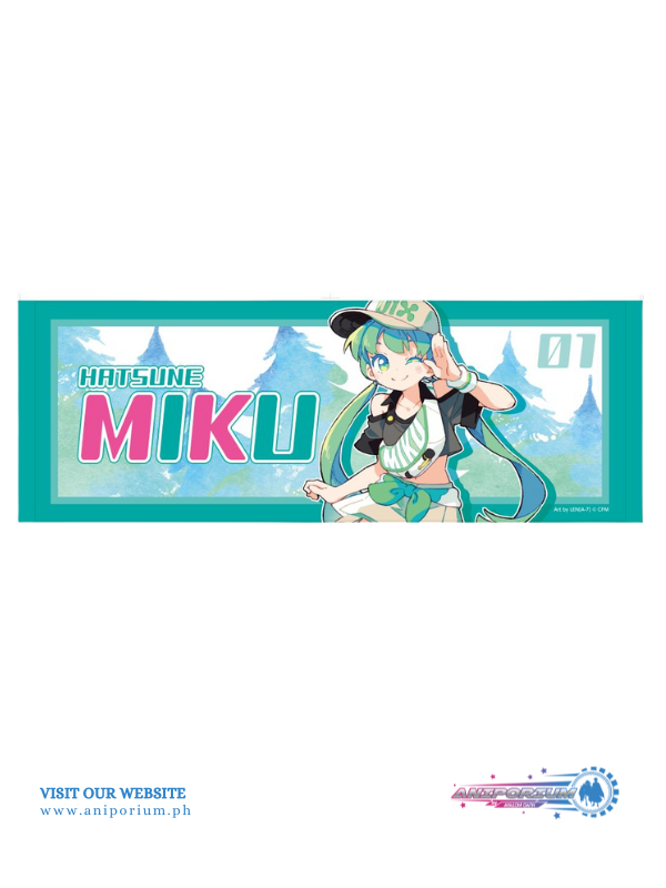 Hatsune Miku x AOZORAGEAR Hatsune Miku (GL) Face Towel