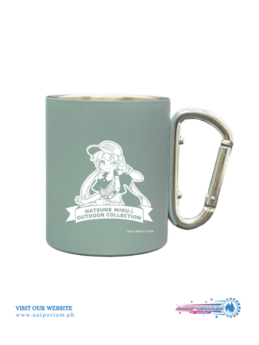 Hatsune Miku x AOZORAGEAR Hatsune Miku (GL) Stainless Steel Mug with Carabiner