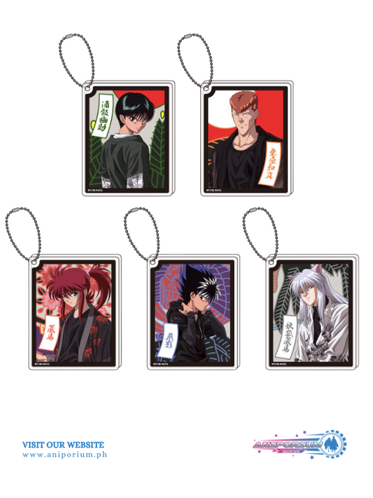 Acrylic Block Key Chain "YuYu Hakusho" 01 Japanese Pattern Ver. (Original Illustration)