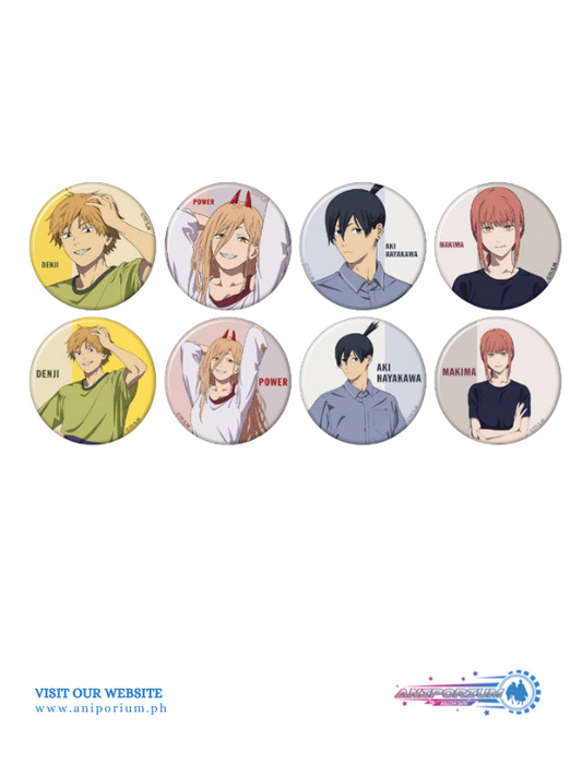 "Chainsaw Man" Can Badge Collection Casual Outfit Ver.