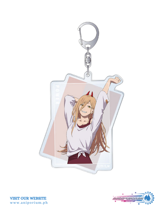 "Chainsaw Man" Acrylic Key Chain Casual Outfit Ver.