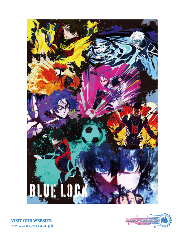 "Blue Lock" Single Clear File Folders