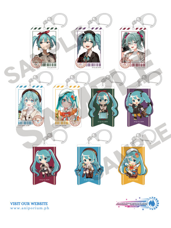 Hatsune Miku Trading Acrylic Key Chain Bon Voyage