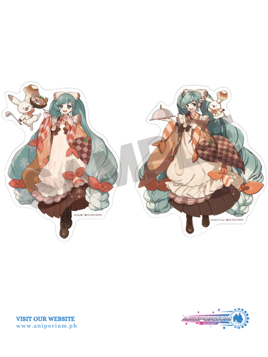 Hatsune Miku Odekake Sticker Set SNOW MIKU 2024