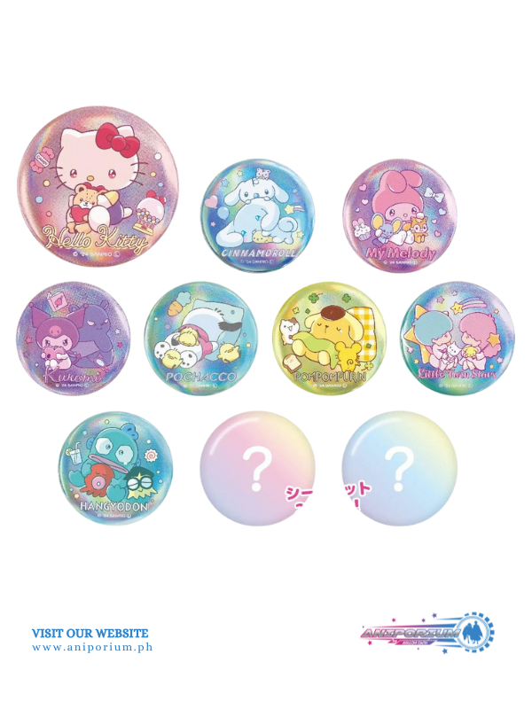 Sanrio Characters Secret Aurora Can Badge Amaenbo Namida