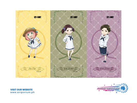 "SPY x FAMILY" Clear Bookmark 3 Set Anya & Damian & Becky