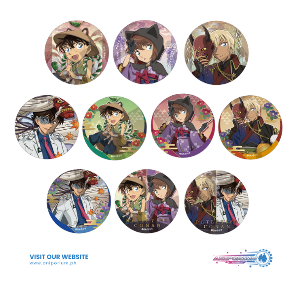 "Detective Conan" Trading Can Badge Hyakki Yakou