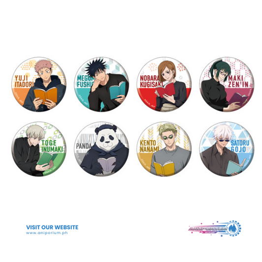 "Jujutsu Kaisen" Season 2 Trading Matte Can Badge Reading