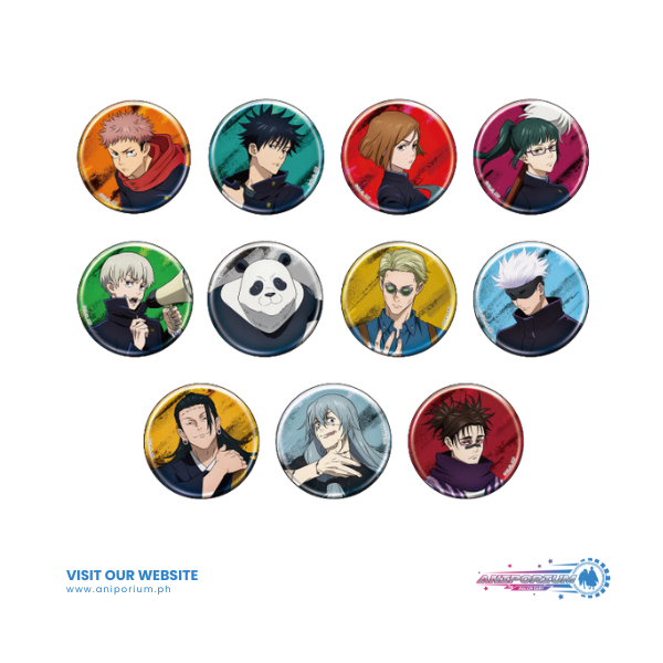 "Jujutsu Kaisen" Season 2 Metal Chara Badge Collection (January, 2024 Edition)