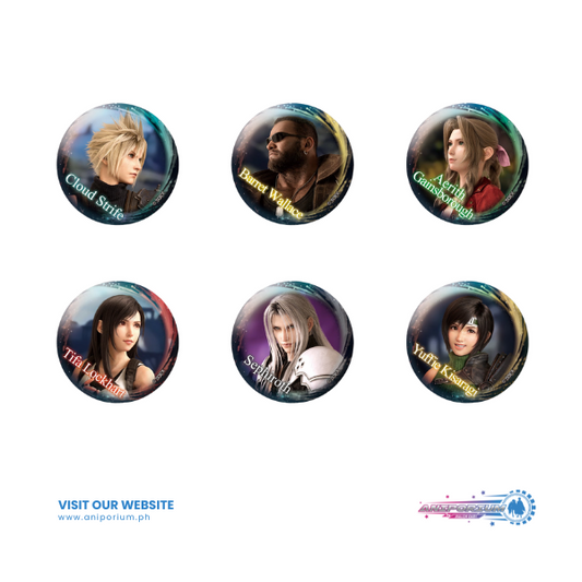 "Final Fantasy VII Rebirth" Can Badge Collection