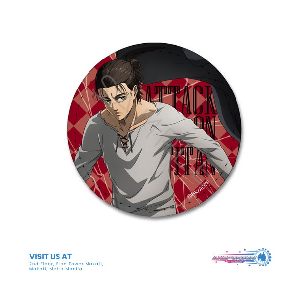 "Attack on Titan The Final Season" Vol. 10 Leather Badge (Round)