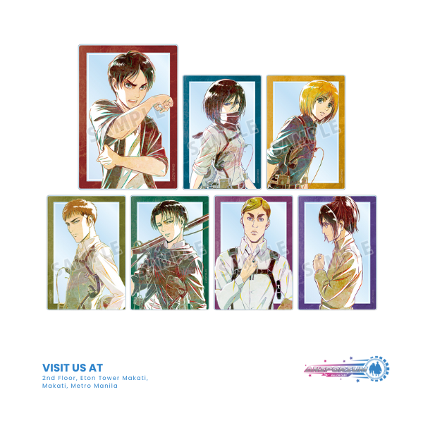 "Attack on Titan" Trading Ani-Art Vol. 1 Acrylic Card