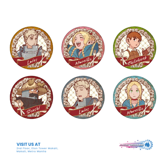 "Delicious in Dungeon" Vintage Series Can Badge