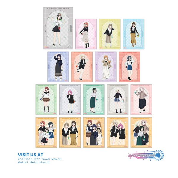 "Love Live! Nijigasaki Academy School Idol Club" Original Illustration Matching Coordinate Ver. Trading Bromide 2 Set