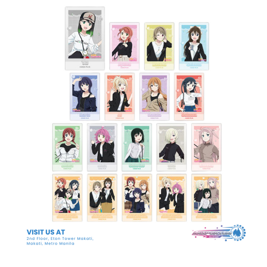 "Love Live! Nijigasaki Academy School Idol Club" Original Illustration Matching Coordinate Ver. Trading Instant Camera Style Illustration Card 2 Set