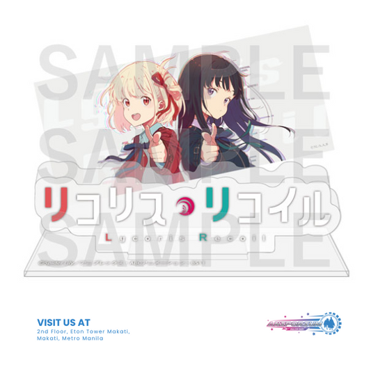 "Lycoris Recoil" Logo Acrylic Block & Sticker Set