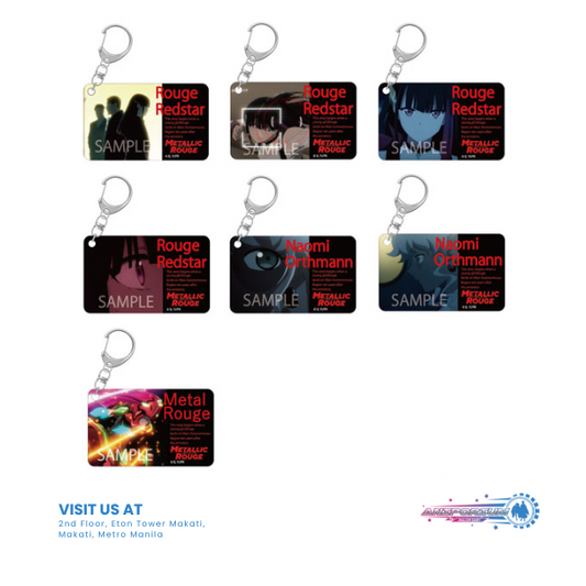 "Metallic Rouge" O.A.M.C. Acrylic Key Chain Collection