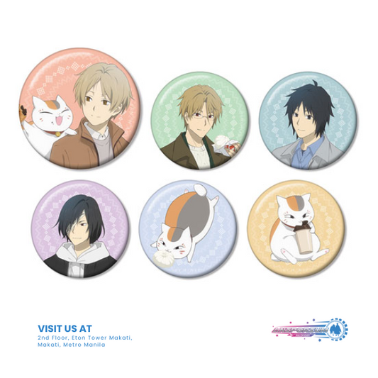 "Natsume Yujincho" Original Illustration Winter Outfit Ver. Trading Can Badge