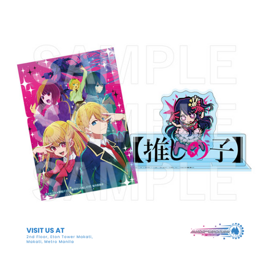 "Oshi no Ko" Logo Acrylic Block & Sticker Set