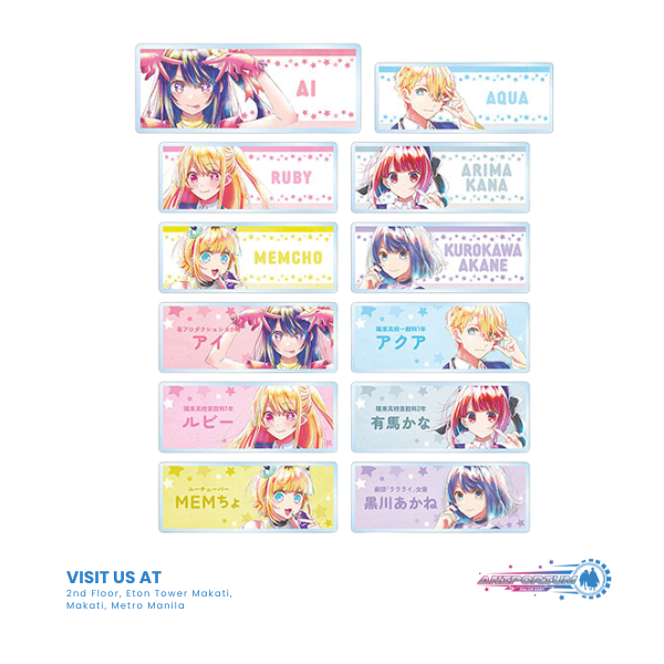 "Oshi no Ko" Trading Ani-Art Aqua Label Acrylic Name Plate