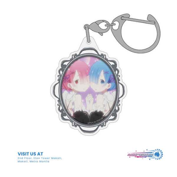 "Re:Zero kara Hajimeru Isekai Seikatsu" Twins Ram & Rem Acrylic Key Chain