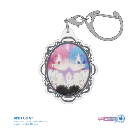 "Re:Zero kara Hajimeru Isekai Seikatsu" Twins Ram & Rem Acrylic Key Chain