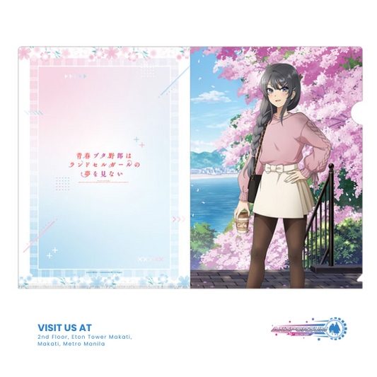 "Seishun Buta Yaro wa Randoseru Girl no Yume wo Minai" Clear File Sakurajima Mai / Cherry Blossoms