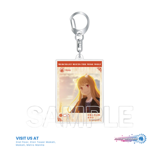 "Spice and Wolf: merchant meets the wise wolf" SNS Style Acrylic Key Chain Lawrence