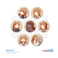 "Spice and Wolf" Trading Can Badge Ver. Dengeki Bunko Renewal Cover