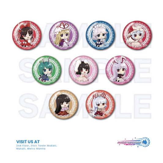 "Touhou Project: Touhou Eiyashou - Imperishable Night." Trading Can Badge Oekakiccho Ver. A Box