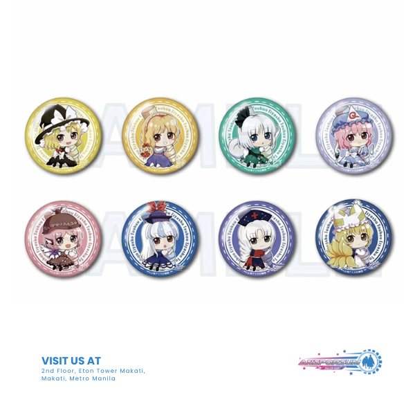 "Touhou Project: Touhou Eiyashou - Imperishable Night." Trading Can Badge Oekakiccho Ver. B Box