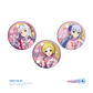 Can Badge 3 Set "The Idolmaster Million Live!" 02 Cherry Blossom Kimono Ver. (Original Illustration)