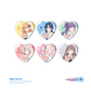 Heart Can Badge "Love Live! Hasu no Sora Jogakuin School Idol Club" 01 Official Illustration