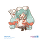 Snow Miku 2024 Fuwa Petit Dodeka Jumbo Plush