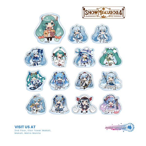 SNOW MIKU 2024 Trading Snow Miku Art by Binchou Maguro Acrylic Sticker