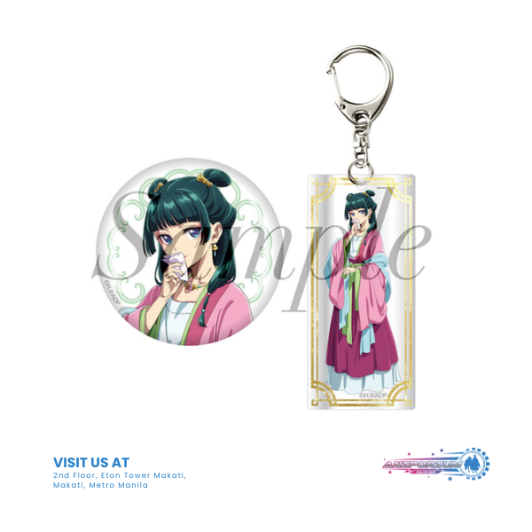 "The Apothecary Diaries" Can Badge & Key Chain Set Original Illustration Ver. Maomao