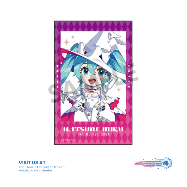 Racing Miku 2024 Nendoroid Plus Key Visual 1 Ver. Instant Photo Style Sticker