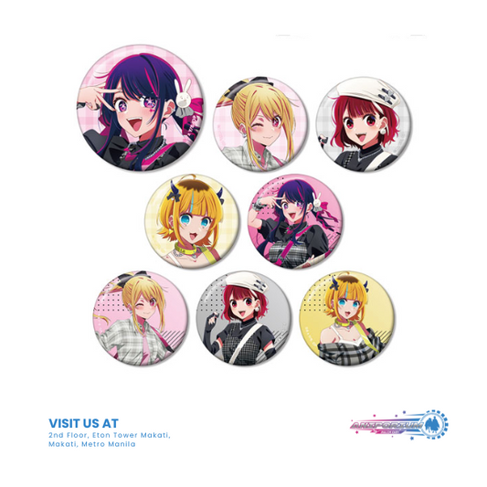 "Oshi no Ko" Original Illustration Rock Band Ver. Trading Can Badge(New!)