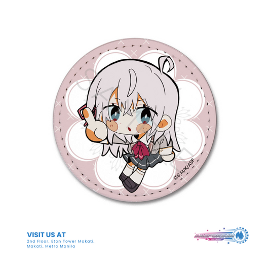 "Alya Sometimes Hides Her Feelings in Russian" Leather Badge (New!)