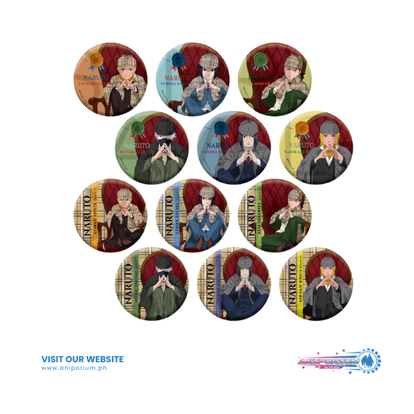 "NARUTO" Kirakira Can Badge Collection + 75 Detective Ver.