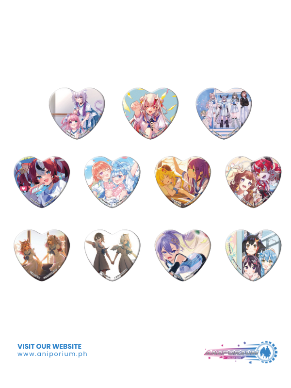 hololive x HoneyWorks Heart Can Badge