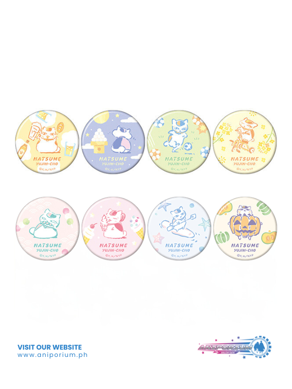 "Natsume Yujincho" Nyanko-sensei Chara Badge Collection