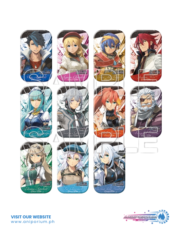 "The Legend of Heroes: Kuro no Kiseki" Trading Square Can Badge