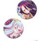 "No Game No Life: Zero" Original Illustration 65mm Can Badge Asciente! Ver.