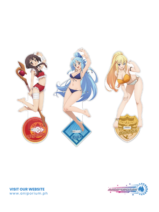 "Kono Suba! 3"  Acrylic Stands (Large) Swimwear Ver.