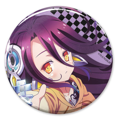 "No Game No Life: Zero" Original Illustration 65mm Can Badge Asciente! Ver.